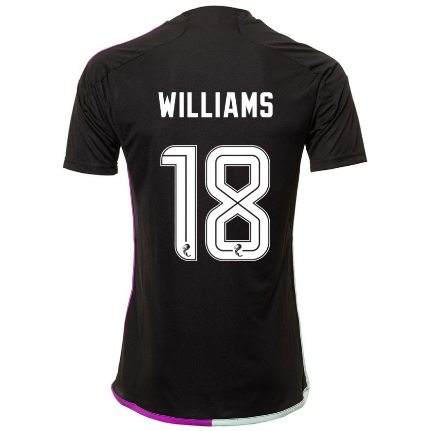 Criança Camisola Rhys Williams #18 Preto Alternativa 2023/24 Camisa Brasil