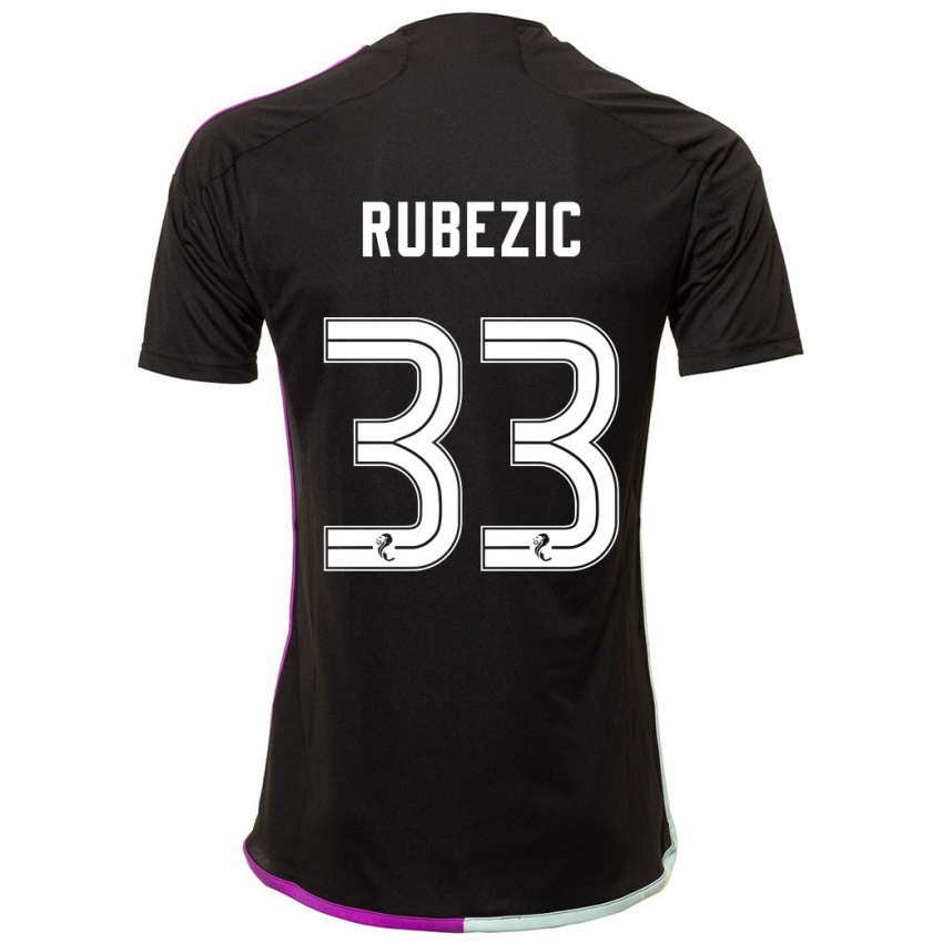 Criança Camisola Slobodan Rubezic #33 Preto Alternativa 2023/24 Camisa Brasil