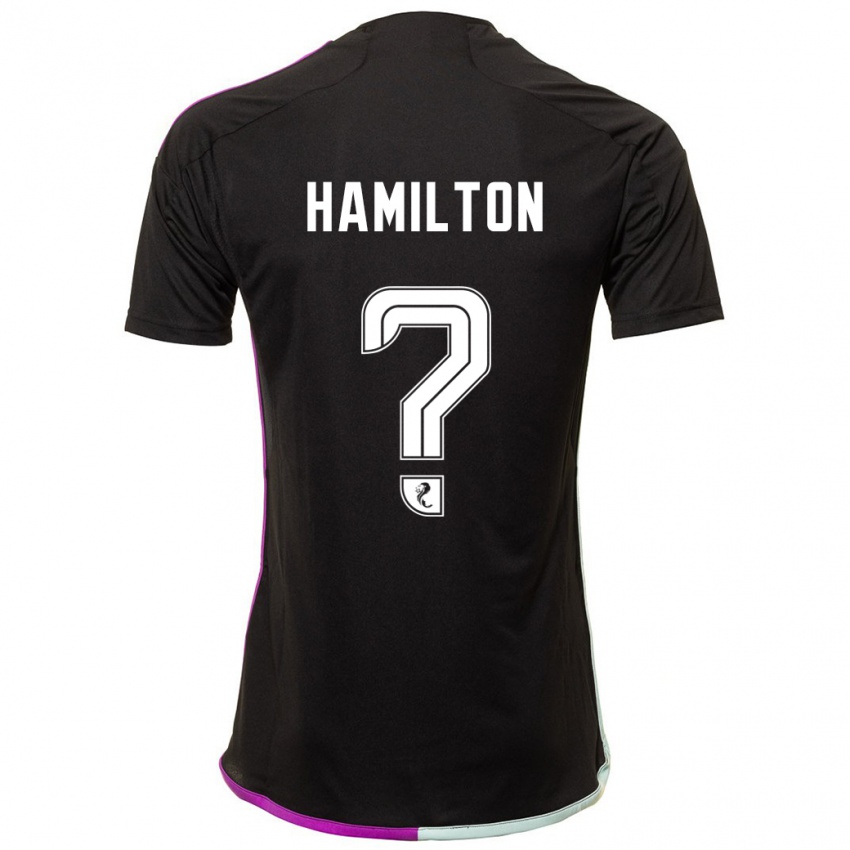 Criança Camisola Brendan Hamilton #0 Preto Alternativa 2023/24 Camisa Brasil