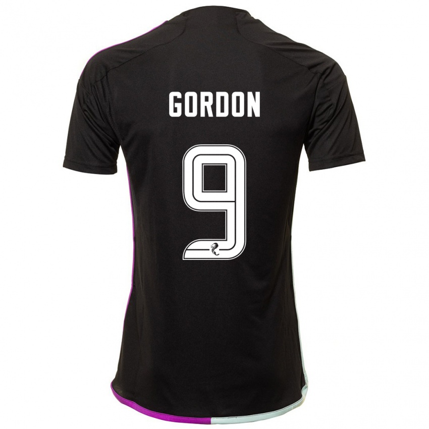 Criança Camisola Lauren Gordon #9 Preto Alternativa 2023/24 Camisa Brasil