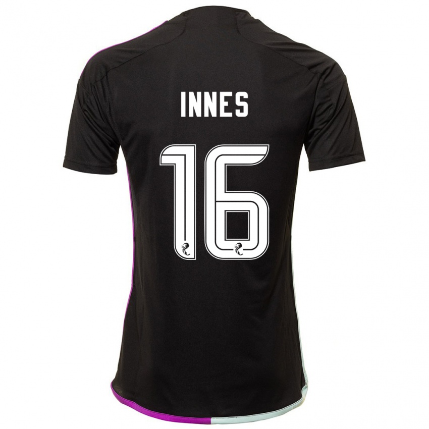 Criança Camisola Hannah Innes #16 Preto Alternativa 2023/24 Camisa Brasil