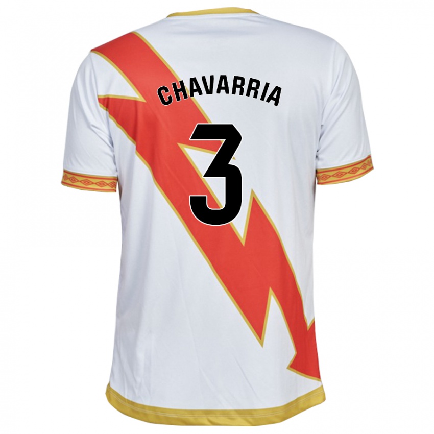 Homem Camisola Pep Chavarría #3 Branco Principal 2023/24 Camisa Brasil