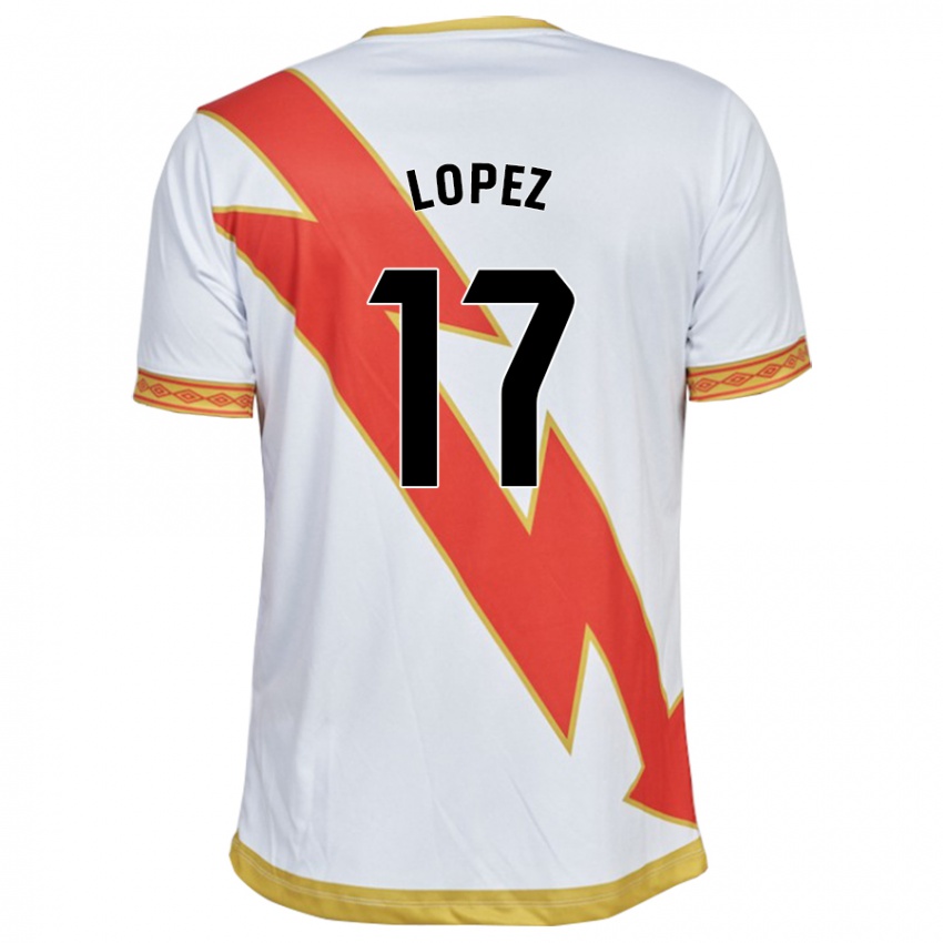 Homem Camisola Unai Lopez #17 Branco Principal 2023/24 Camisa Brasil