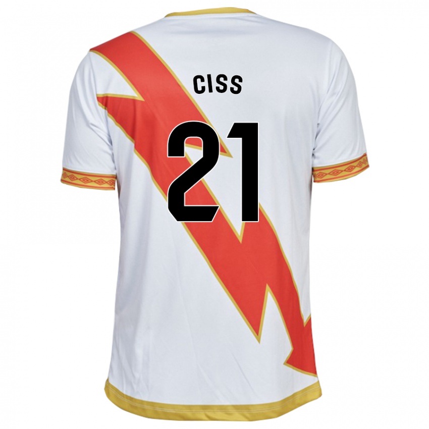 Homem Camisola Pathé Ciss #21 Branco Principal 2023/24 Camisa Brasil