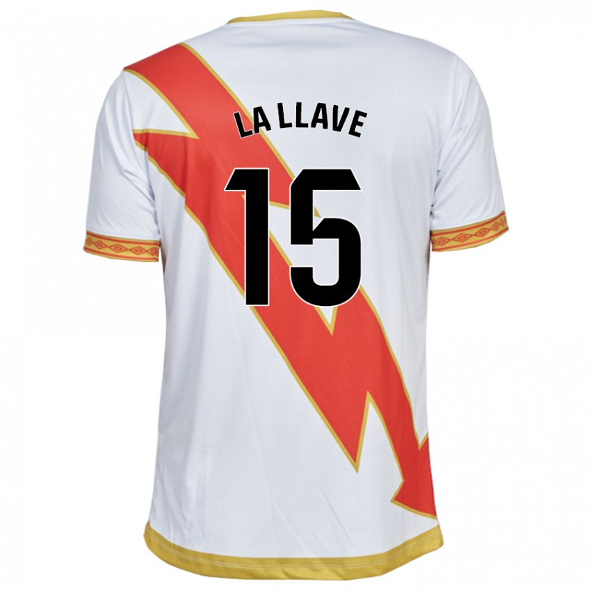 Homem Camisola Kevin De La Llave #15 Branco Principal 2023/24 Camisa Brasil