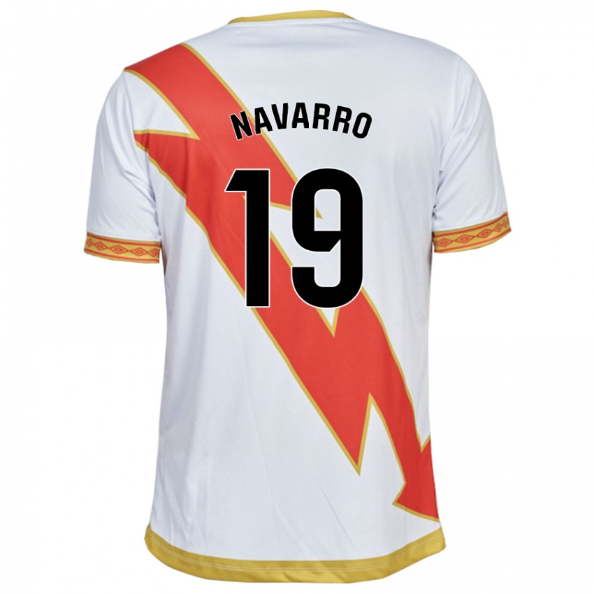 Homem Camisola Manu Navarro #19 Branco Principal 2023/24 Camisa Brasil