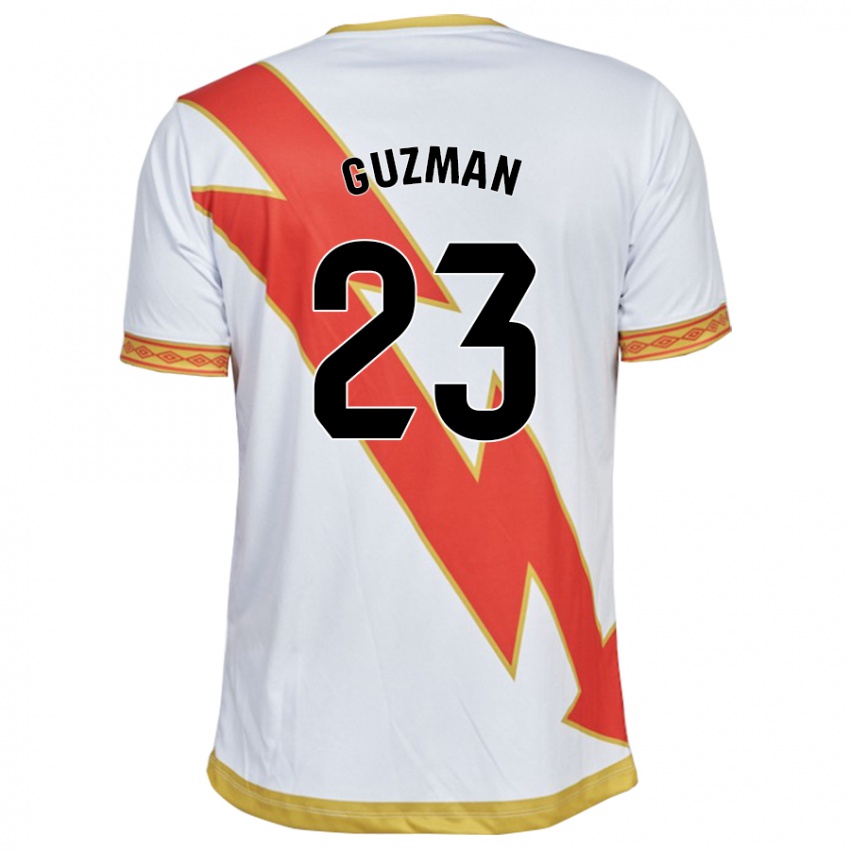 Homem Camisola Miguel Guzmán #23 Branco Principal 2023/24 Camisa Brasil