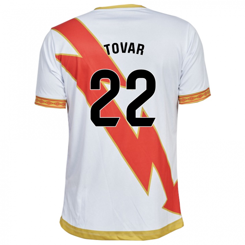 Homem Camisola Andrea Fernanda Tovar #22 Branco Principal 2023/24 Camisa Brasil