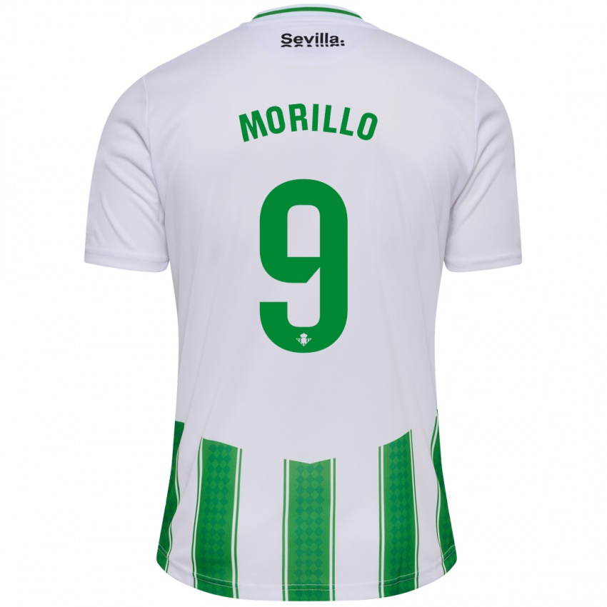 Homem Camisola Manu Morillo #9 Branco Principal 2023/24 Camisa Brasil