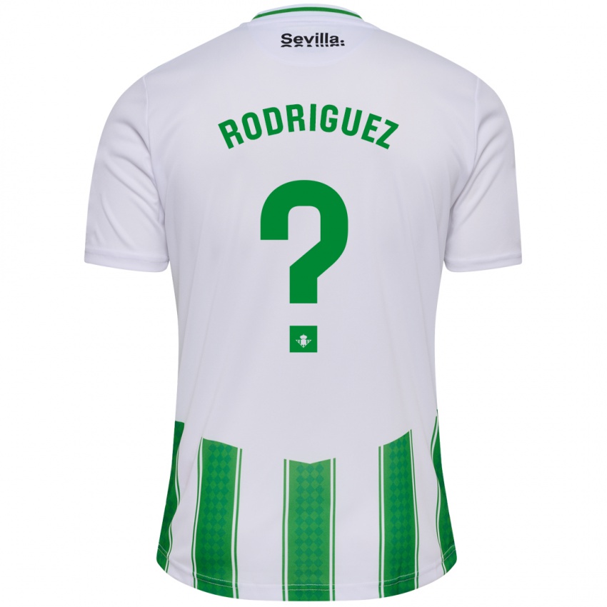 Homem Camisola Jesús Rodriguez #0 Branco Principal 2023/24 Camisa Brasil