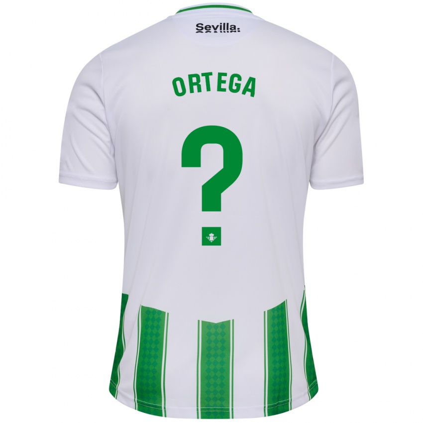 Homem Camisola Jose Ortega #0 Branco Principal 2023/24 Camisa Brasil