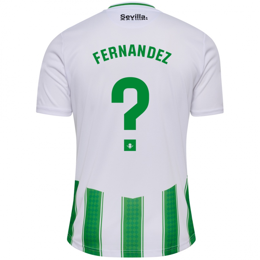 Homem Camisola Nicolás Fernández #0 Branco Principal 2023/24 Camisa Brasil