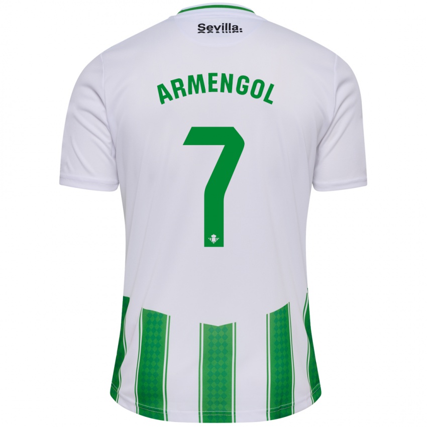 Homem Camisola Carla Armengol Joaniquet #7 Branco Principal 2023/24 Camisa Brasil