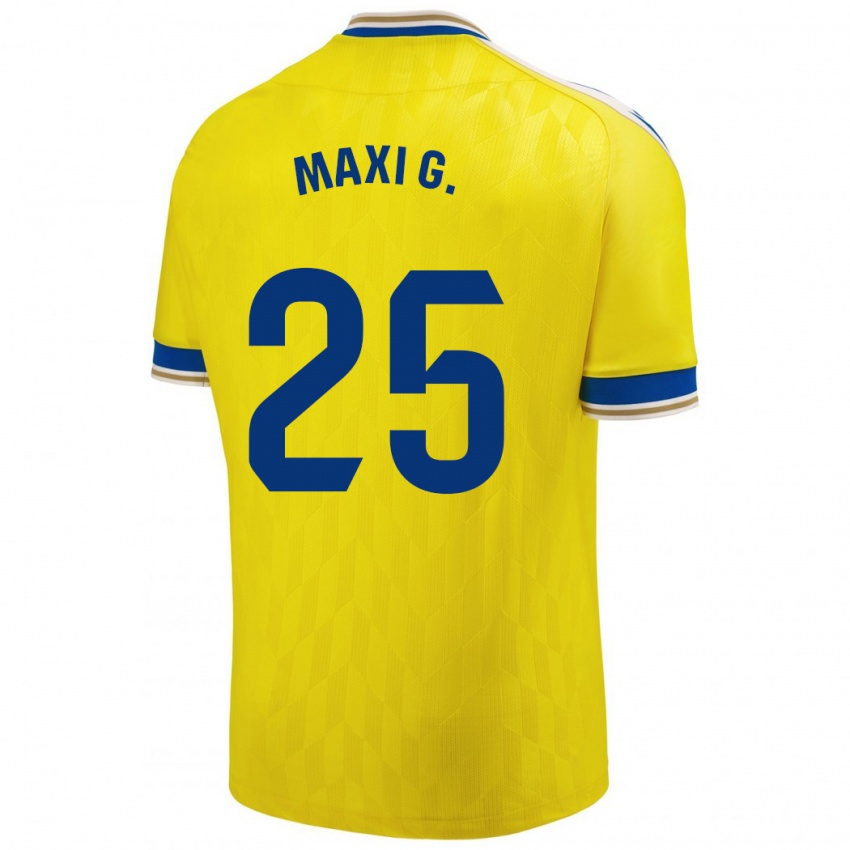 Homem Camisola Maxi Gomez #25 Amarelo Principal 2023/24 Camisa Brasil