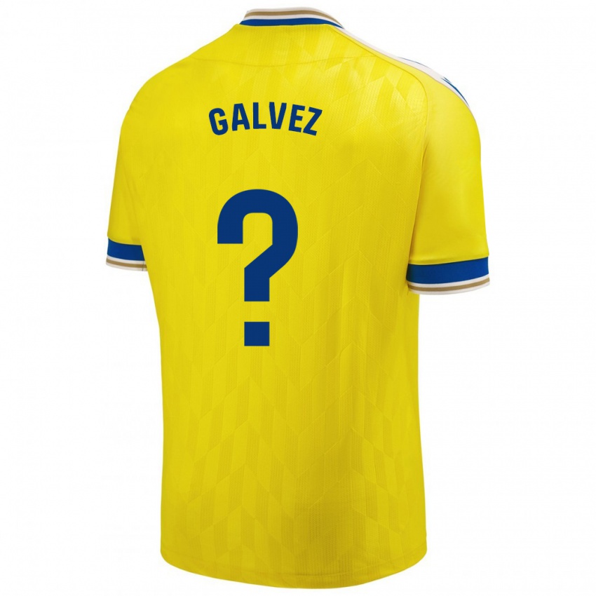 Homem Camisola Gonzalo Gálvez #0 Amarelo Principal 2023/24 Camisa Brasil