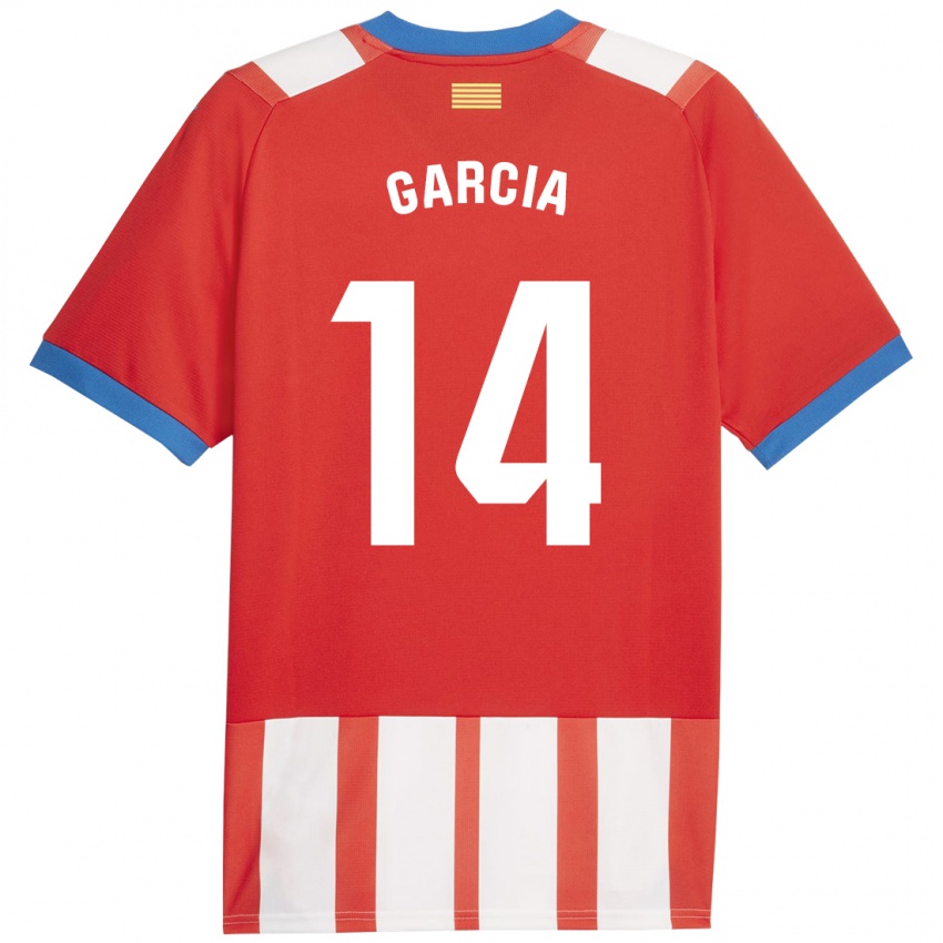 Homem Camisola Aleix García #14 Vermelho Branco Principal 2023/24 Camisa Brasil