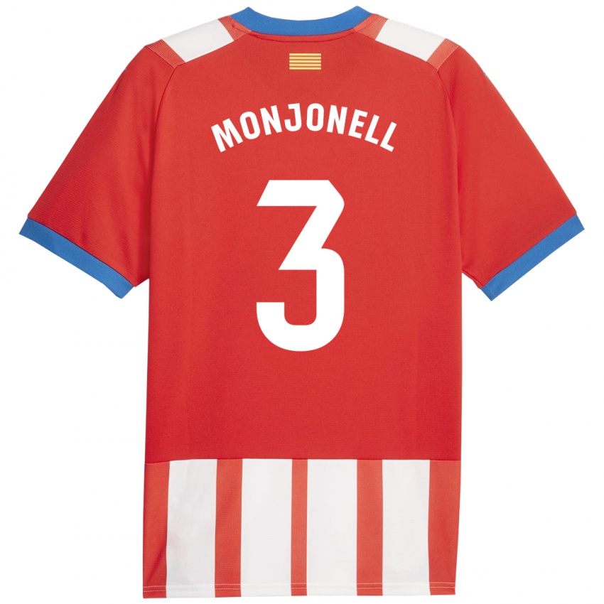 Homem Camisola Eric Monjonell #3 Vermelho Branco Principal 2023/24 Camisa Brasil