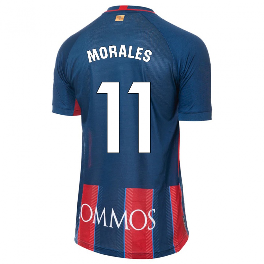 Homem Camisola Carolina Morales #11 Marinha Principal 2023/24 Camisa Brasil