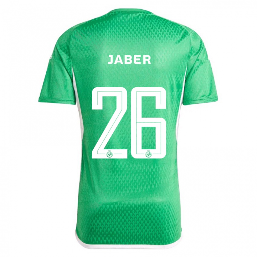 Homem Camisola Mahmoud Jaber #26 Branco Azul Principal 2023/24 Camisa Brasil