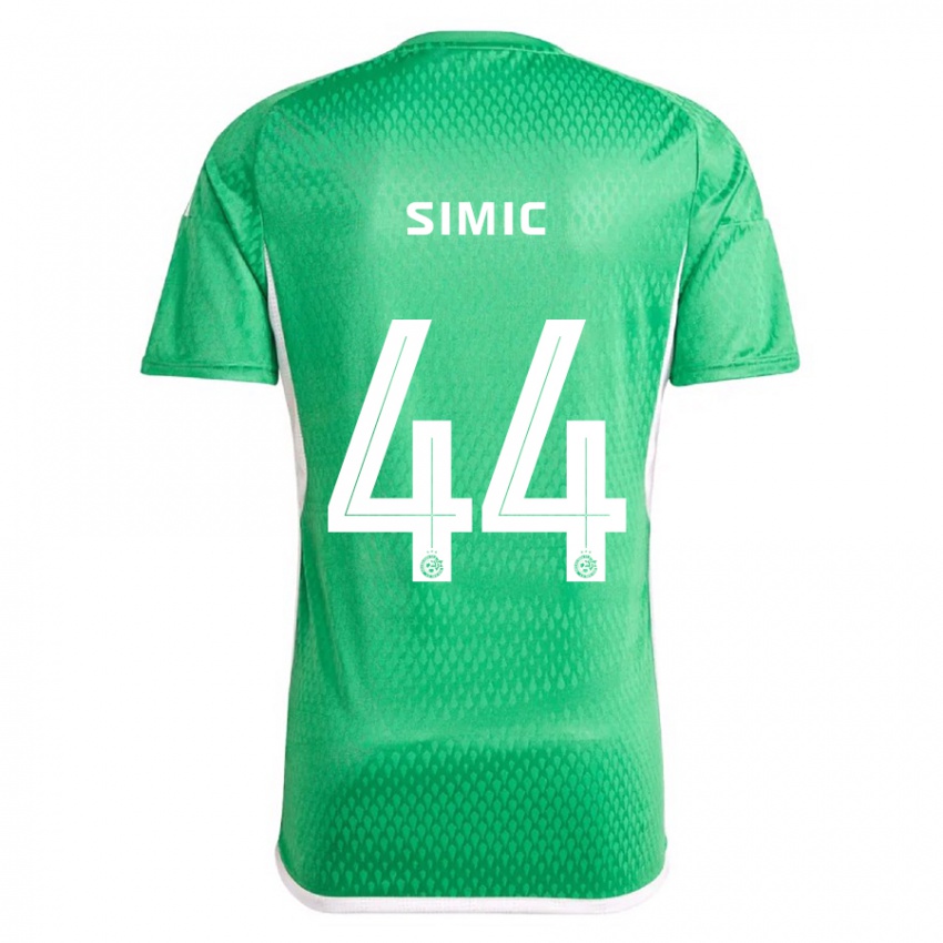 Homem Camisola Lorenco Simic #44 Branco Azul Principal 2023/24 Camisa Brasil