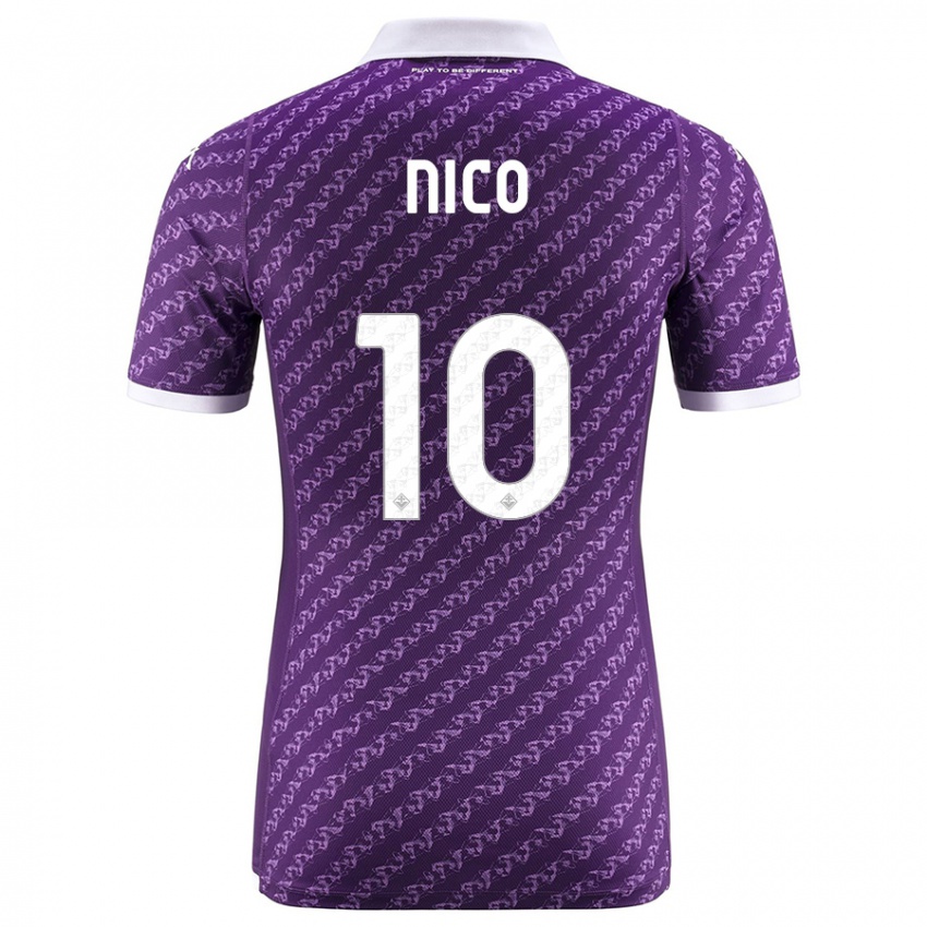 Homem Camisola Nicolas Gonzalez #10 Tolet Principal 2023/24 Camisa Brasil
