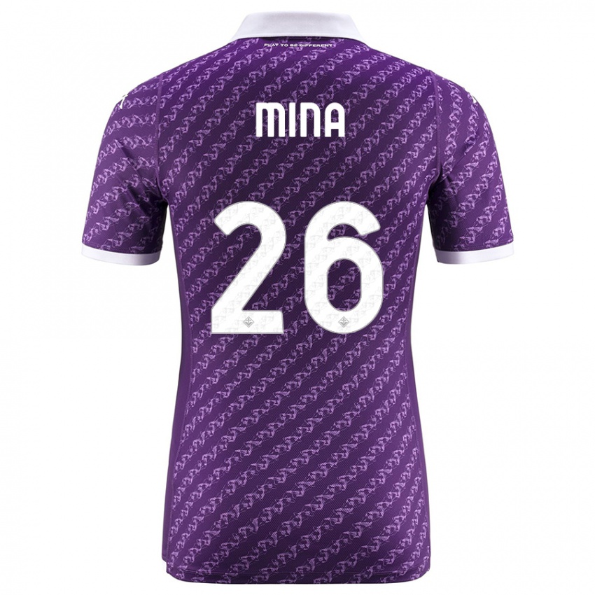 Homem Camisola Yerry Mina #26 Tolet Principal 2023/24 Camisa Brasil
