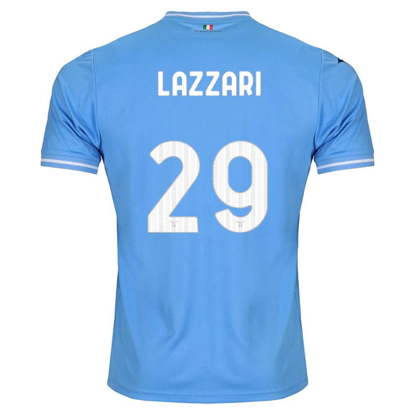 Homem Camisola Manuel Lazzari #29 Azul Principal 2023/24 Camisa Brasil