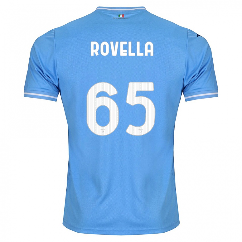 Homem Camisola Nicolo Rovella #65 Azul Principal 2023/24 Camisa Brasil