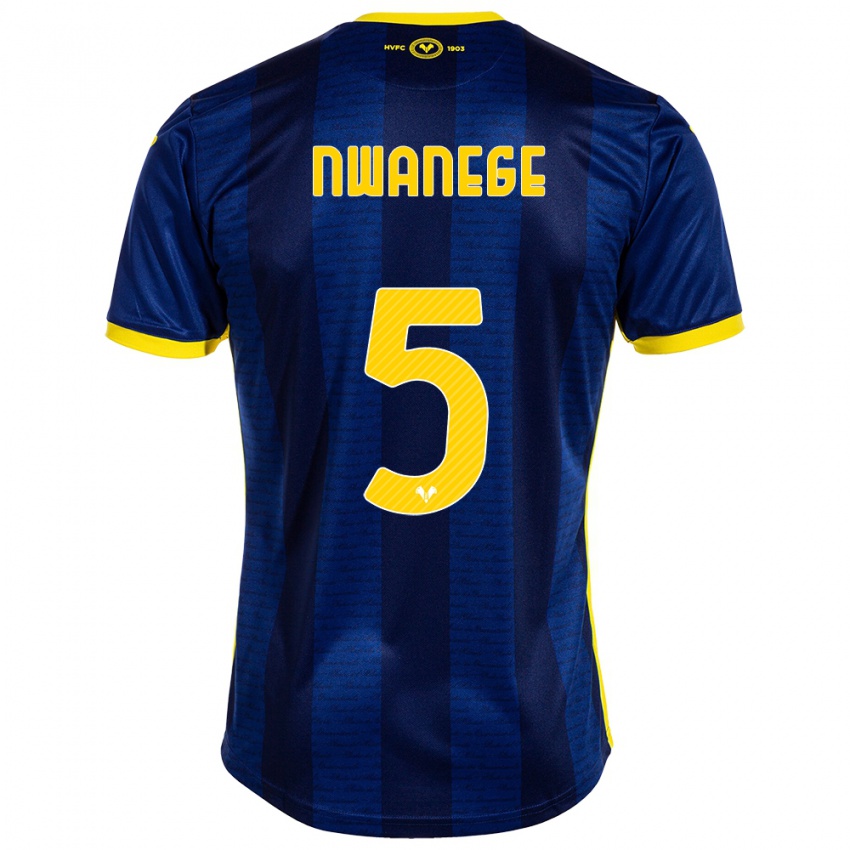 Homem Camisola Karlson Nwanege #5 Marinha Principal 2023/24 Camisa Brasil