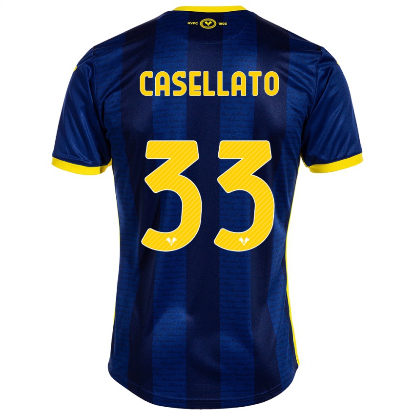 Homem Camisola Elisa Casellato #33 Marinha Principal 2023/24 Camisa Brasil