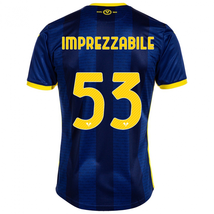 Homem Camisola Francesca Imprezzabile #53 Marinha Principal 2023/24 Camisa Brasil