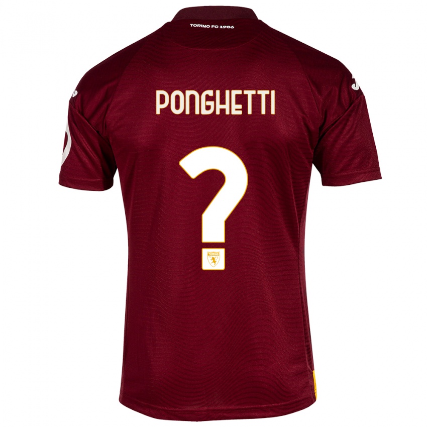Homem Camisola Matteo Ponghetti #0 Vermelho Escuro Principal 2023/24 Camisa Brasil