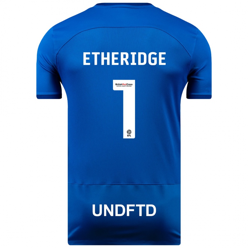 Homem Camisola Neil Etheridge #1 Azul Principal 2023/24 Camisa Brasil