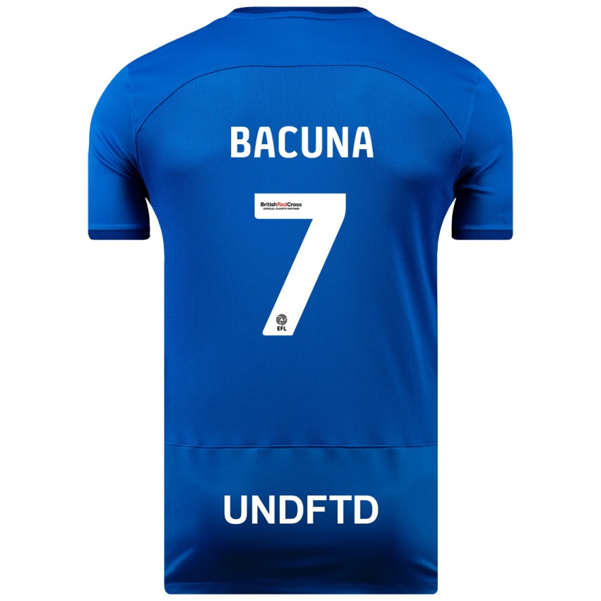 Homem Camisola Juninho Bacuna #7 Azul Principal 2023/24 Camisa Brasil