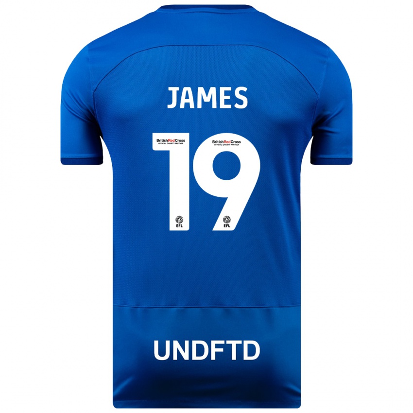 Homem Camisola Jordan James #19 Azul Principal 2023/24 Camisa Brasil