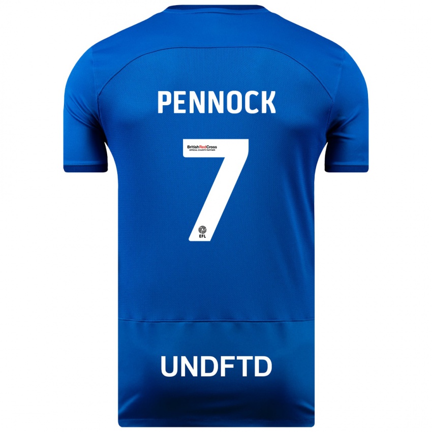 Homem Camisola Jade Pennock #7 Azul Principal 2023/24 Camisa Brasil