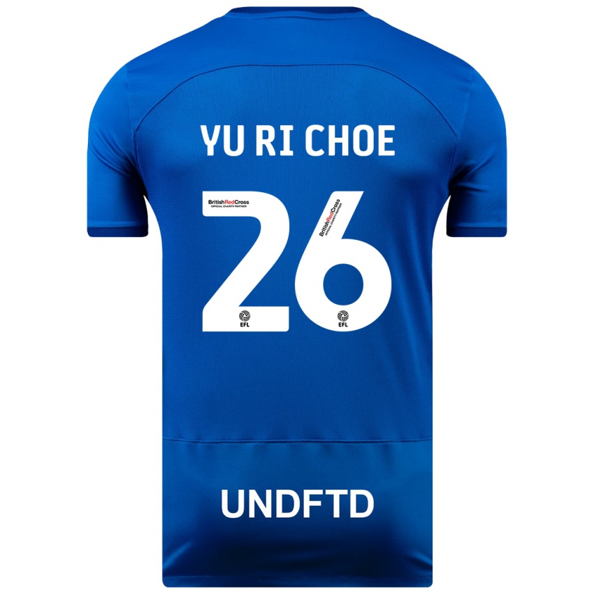 Homem Camisola Yu-Ri Choe #26 Azul Principal 2023/24 Camisa Brasil