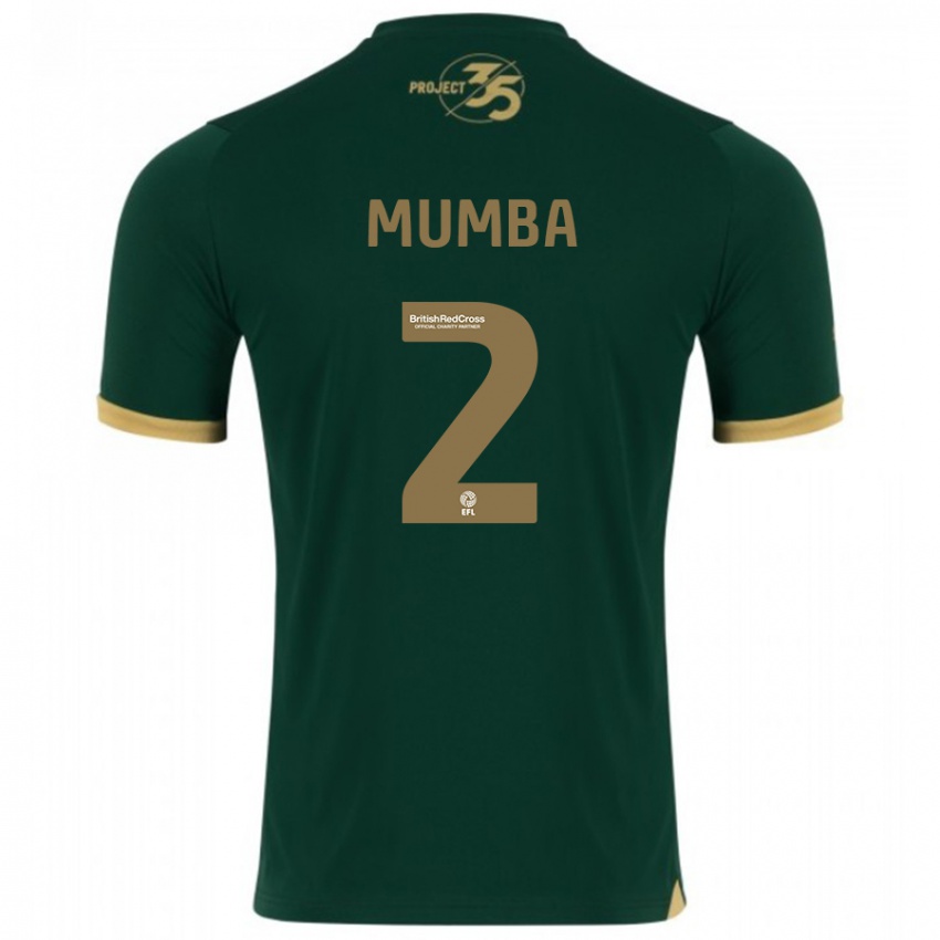 Homem Camisola Bali Mumba #2 Verde Principal 2023/24 Camisa Brasil