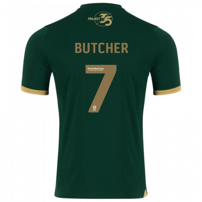 Homem Camisola Matt Butcher #7 Verde Principal 2023/24 Camisa Brasil