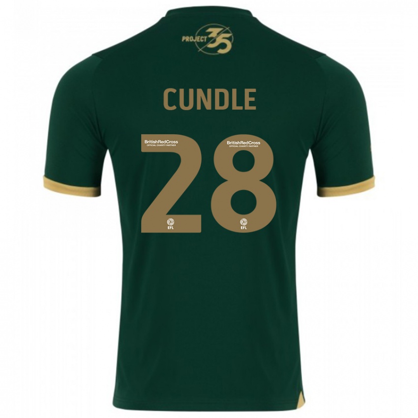 Homem Camisola Luke Cundle #28 Verde Principal 2023/24 Camisa Brasil