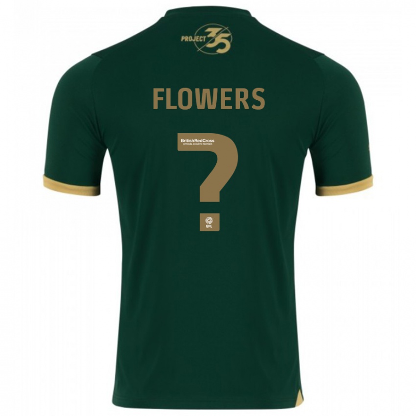 Homem Camisola Lewis Flowers #0 Verde Principal 2023/24 Camisa Brasil