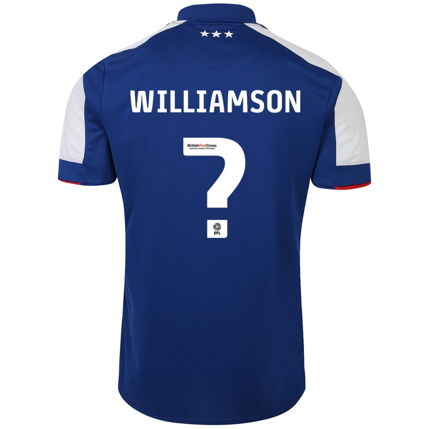 Homem Camisola Woody Williamson #0 Azul Principal 2023/24 Camisa Brasil