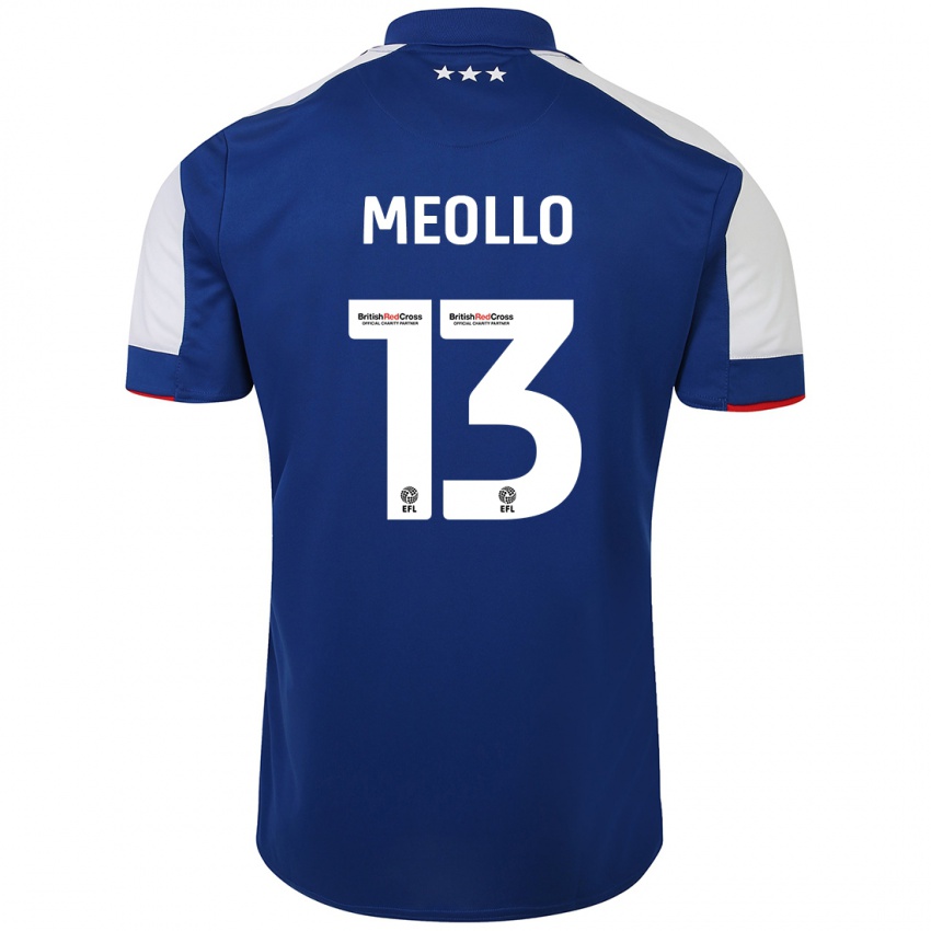 Homem Camisola Nina Meollo #13 Azul Principal 2023/24 Camisa Brasil