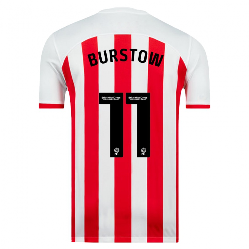Homem Camisola Mason Burstow #11 Branco Principal 2023/24 Camisa Brasil