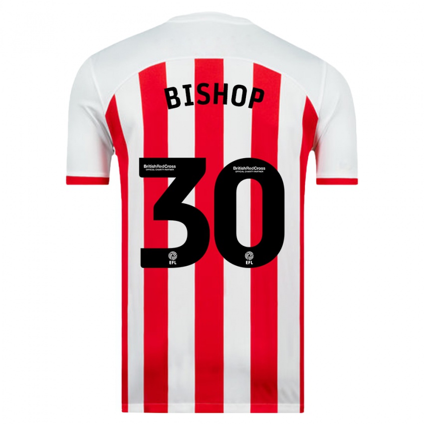 Homem Camisola Nathan Bishop #30 Branco Principal 2023/24 Camisa Brasil