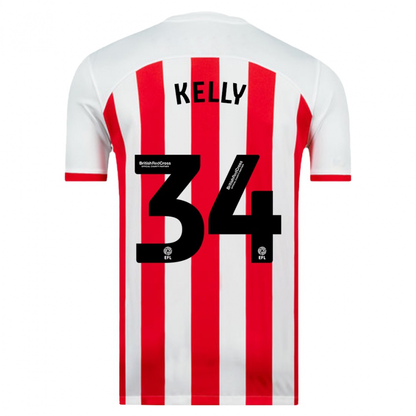 Homem Camisola Caden Kelly #34 Branco Principal 2023/24 Camisa Brasil