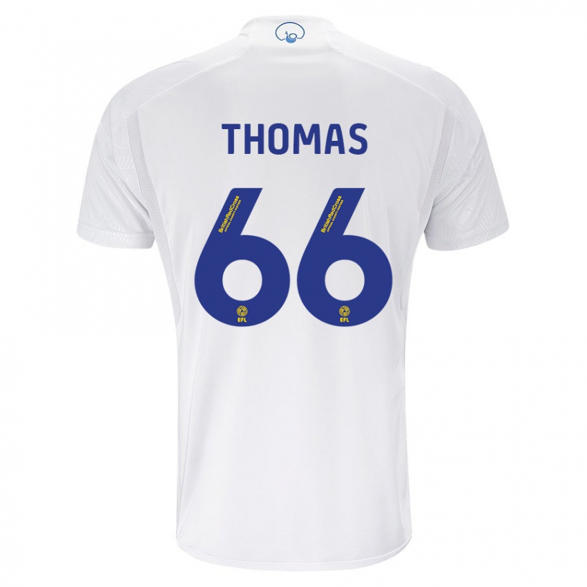 Homem Camisola Luca Thomas #66 Branco Principal 2023/24 Camisa Brasil