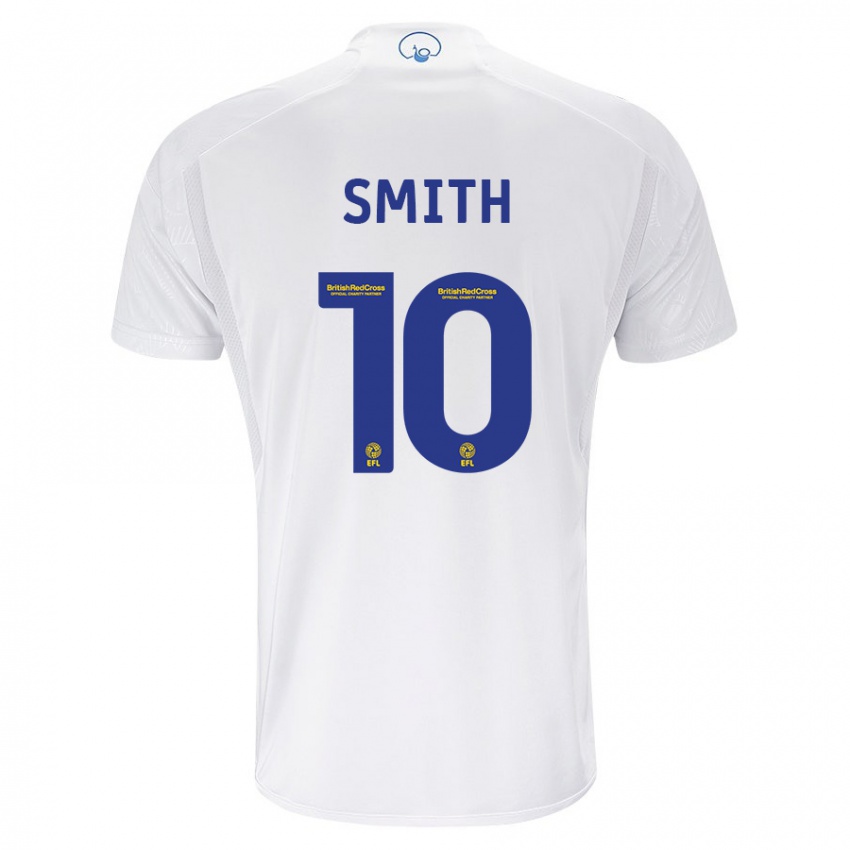 Homem Camisola Kathryn Smith #10 Branco Principal 2023/24 Camisa Brasil