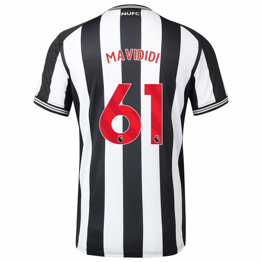 Homem Camisola Shaun Mavididi #61 Preto Branco Principal 2023/24 Camisa Brasil