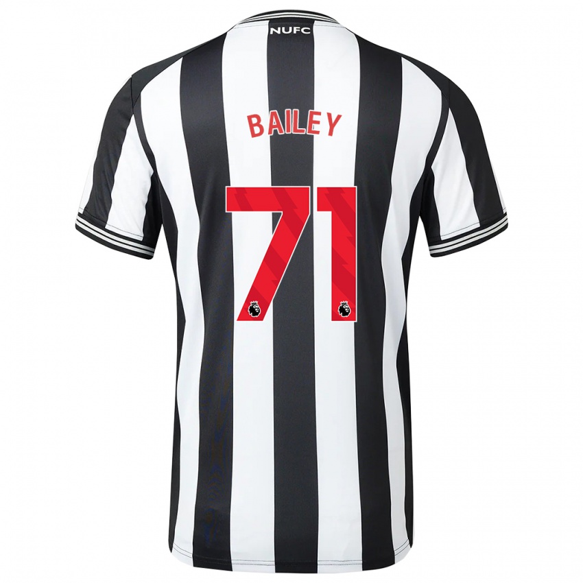 Homem Camisola Scott Bailey #71 Preto Branco Principal 2023/24 Camisa Brasil